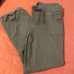 Green dress pants